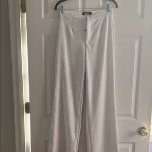 New York & Company White Rhinestone Pants